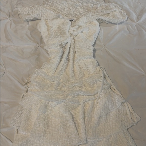 Fashion Nova Dresses & Skirts - Elegant White Ruffled Dress